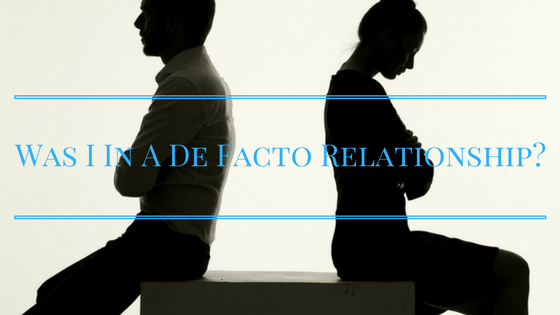 defacto relationship