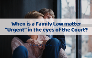 family law matter