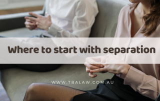 where to start with separation