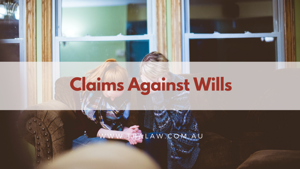 claims against wills