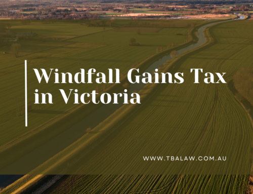 Windfall Gains Tax in Victoria