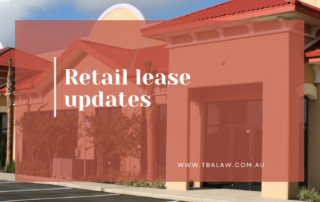 retail lease updates