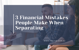 financial mistakes when separating