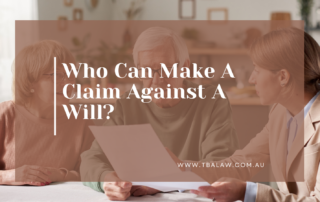 claims against wills
