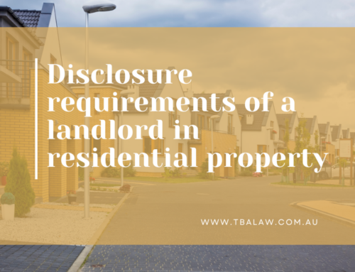 Disclosure Requirements Of A Landlord In Residential Property